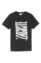 Men's Lacoste Vertical Graphic T-shirt (l) - Black