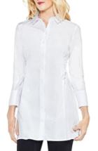 Women's Vince Camuto Side Lace-up Tunic Shirt, Size - White
