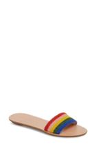 Women's Loeffler Randall Stella Woven Slide Sandal .5 M - Grey