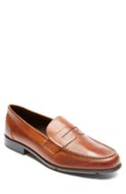 Men's Rockport Leather Penny Loafer W - Metallic