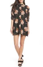 Women's Knot Sisters Hope Floral Romper - Black