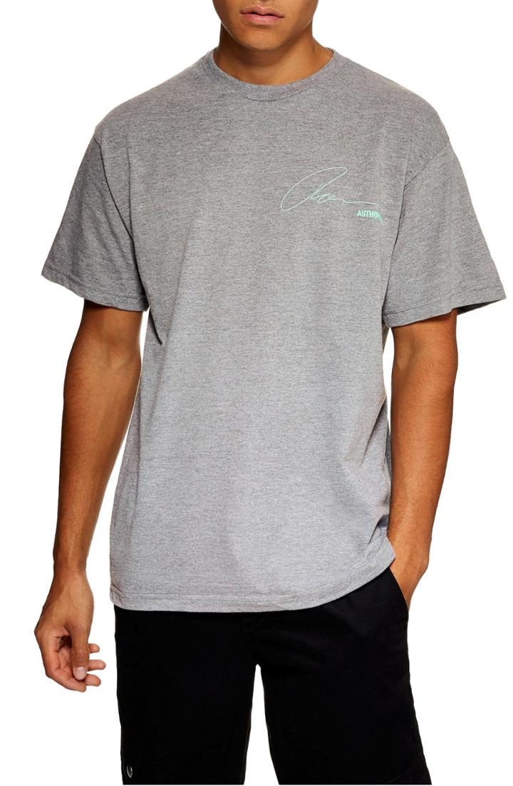 Men's Topman Explicit Content T-shirt - Grey