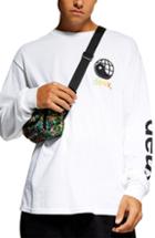 Men's Topman Deux Print Long Sleeve T-shirt - White