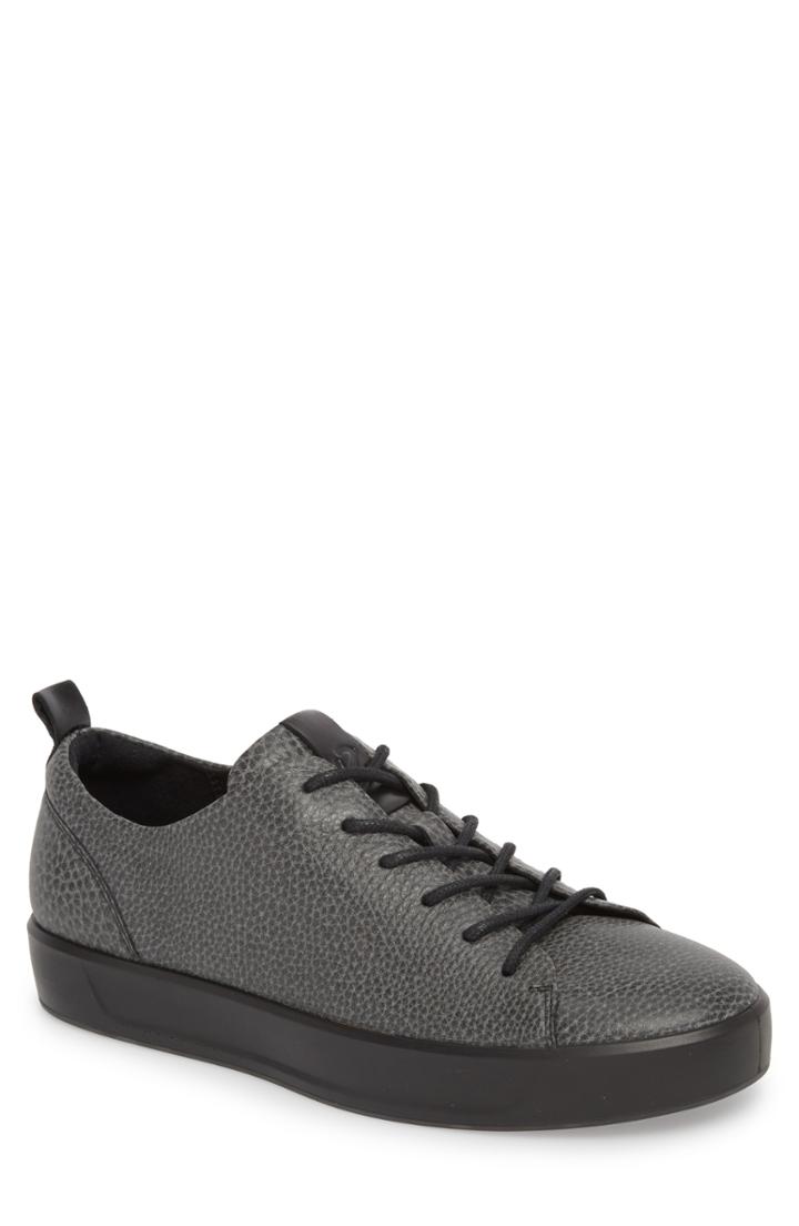 Men's Ecco Soft 8 Tie Ii Low Top Sneaker -9.5us / 43eu - Black