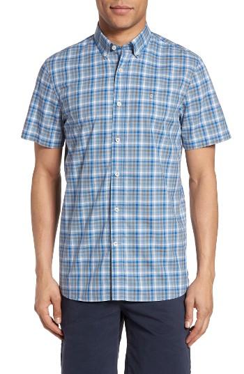 Men's Victorinox Swiss Army Textured Check Sport Shirt