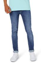 Men's Topman Spray-on Skinny Fit Jeans X 32 - Blue