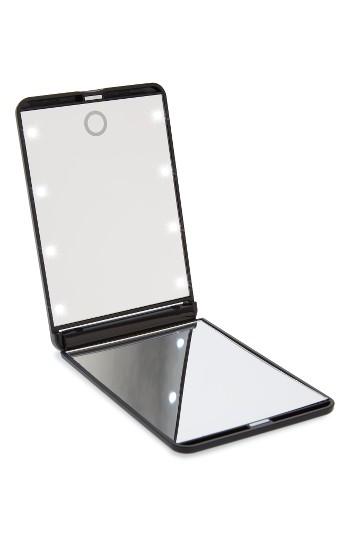 Impressions Vanity Co. Touchup Dimmable Led Compact Mirror, Size - Black