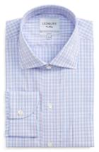 Men's Ledbury Slim Fit Plaid Dress Shirt .5 - Pink