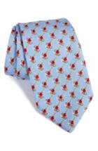 Men's Vineyard Vines 'san Diego Padres - Mlb' Print Silk Tie, Size - Blue