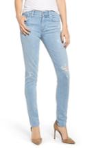 Women's Agolde Sophie Ripped High Waist Skinny Jeans - Blue