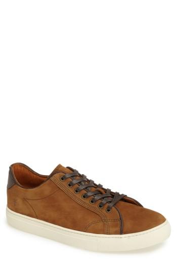 Men's Frye Walker Low Top Sneaker .5 M - Brown