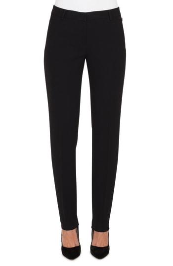 Women's Akris Melvin Double Face Wool Blend Pants - Black