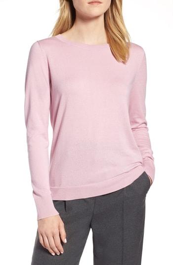 Women's 1901 Button Back Sweater - Purple