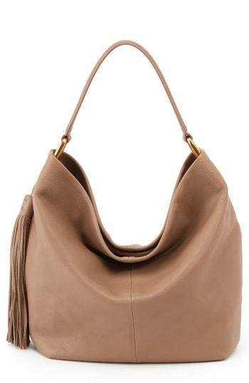 Hobo Meridian Leather Hobo - Grey
