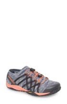 Women's Merrell Trail Glove 4 Knit Running Shoe .5 M - Blue