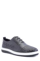 Men's Zanzara Digital Woven Cap Toe Sneaker M - Black