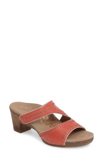 Women's Aetrex Lilian Platform Sandal Eu - Coral