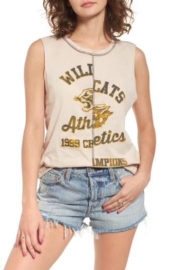 Women's Bp. Screenprint Muscle Tank, Size - Beige