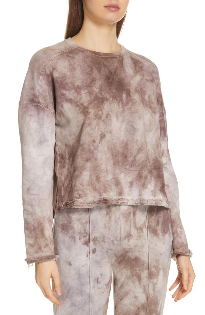 Women's Atm Anthony Thomas Melillo Tie Dye Sweatshirt - Brown