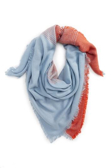 Women's Bp. Ombre Square Scarf, Size - Blue