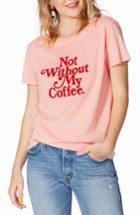 Women's Ban. Do Not Without My Coffee Classic Tee - Pink