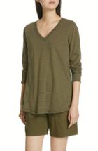 Women's Eileen Fisher Organic Cotton Top, Size - Green