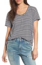Women's Treasure & Bond Burnout Boyfriend Tee, Size - Blue