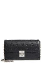 Mcm Millie Leather Crossbody Bag - Black