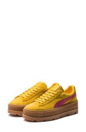 Women's Fenty Puma By Rihanna Creeper Sneaker .5 M - Yellow