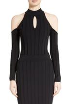 Women's Jonathan Simkhai Cold Shoulder Rib Knit Bodysuit