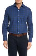 Men's Tailorbyrd Cankton Plaid Sport Shirt, Size - Blue