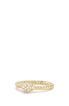 Women's David Yurman Solari Station Ring With Diamonds In 18k Gold