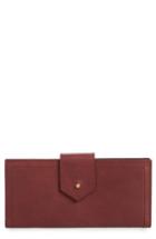 Women's Madewell The Post Kansas Leather Wallet - Pink