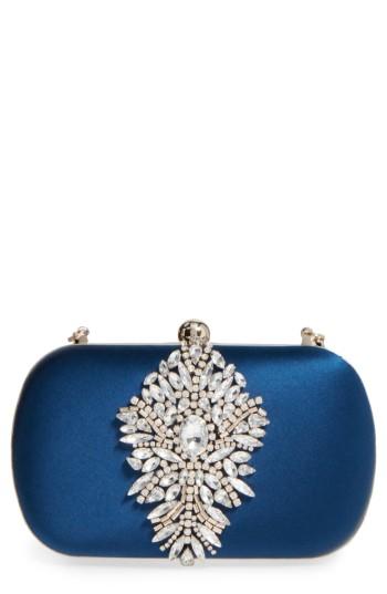 Badgley Mischka Aurora Clutch - Brown