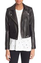 Women's Iro 'ashville' Leather Jacket Us / 34 Fr - Black