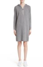 Women's Fabiana Filippi Wool, Silk & Cashmere Hooded Dress Us / 38 It - Grey