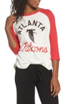 Women's Junk Food Nfl Atlanta Falcons Raglan Tee - White