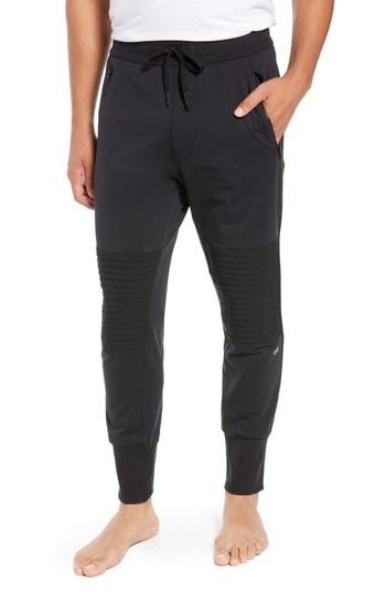 Men's Alo Technical Moto Joggers - Black