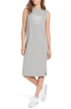 Women's Tommy Jeans Tjw Logo Midi Tank Dress, Size - Grey