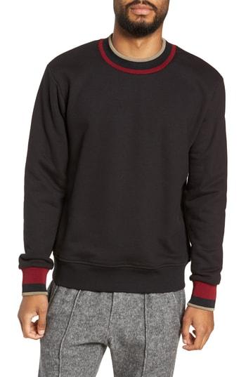 Men's Twenty Pride Mock Neck Sweatshirt - Black