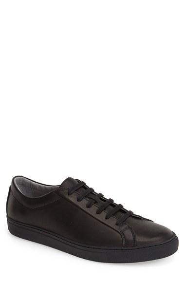 Men's Tcg 'kennedy' Leather Sneaker Eu - Black