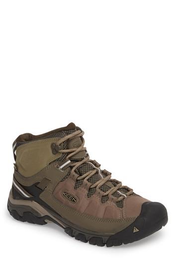 Men's Keen Targhee Exp Mid Waterproof Hiking Boot M - Brown