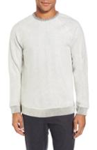 Men's Nordstrom Men's Shop Brushed Fleece Sweatshirt, Size - Ivory