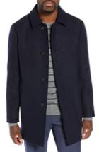 Men's Bonobos Slim Fit Wool Blend Car Coat - Blue