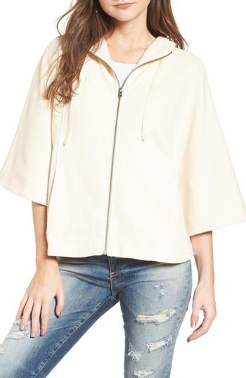 Women's Scotch & Soda Zip Hoodie - White