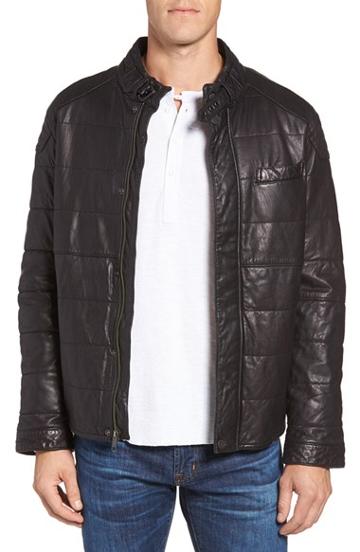 Men's Jeremiah Ace Quilted Leather Jacket