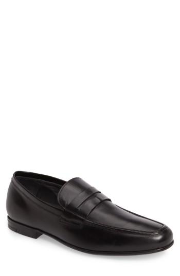Men's To Boot New York Alek Penny Loafer M - Black