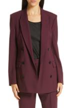 Women's Boss Jalorra Double Breasted Suit Jacket - Purple