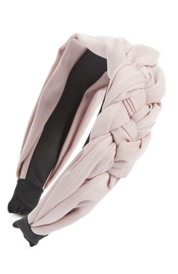 Berry Braided Headband, Size - Pink