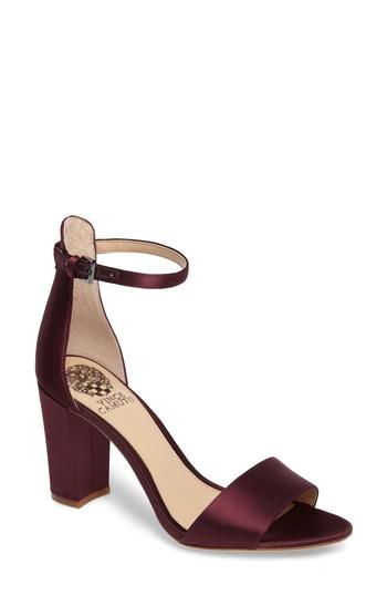 Women's Vince Camuto Corlina Ankle Strap Sandal M - Burgundy